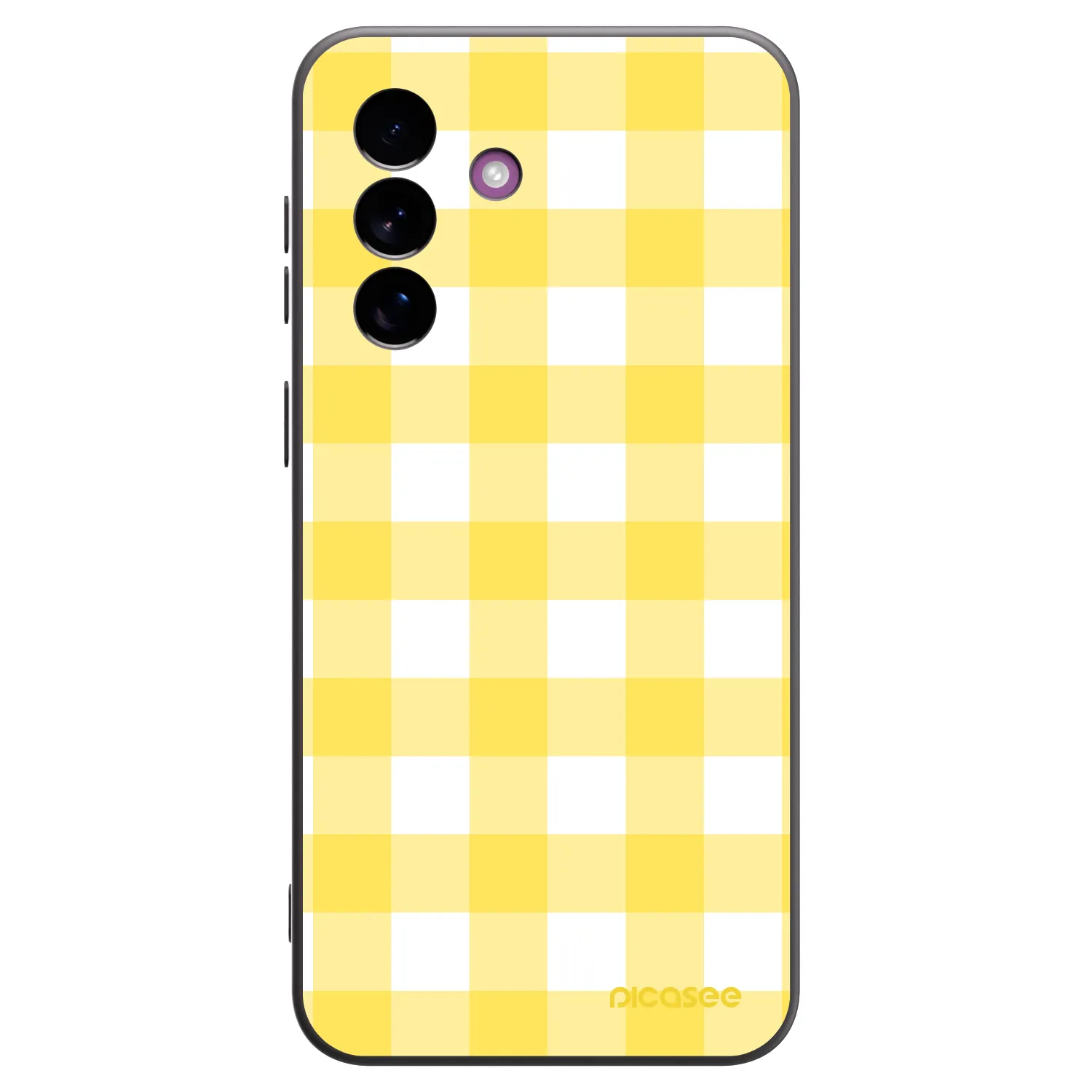 Picasee crna silikonska maskica za Samsung Galaxy A37 - Gride lemon