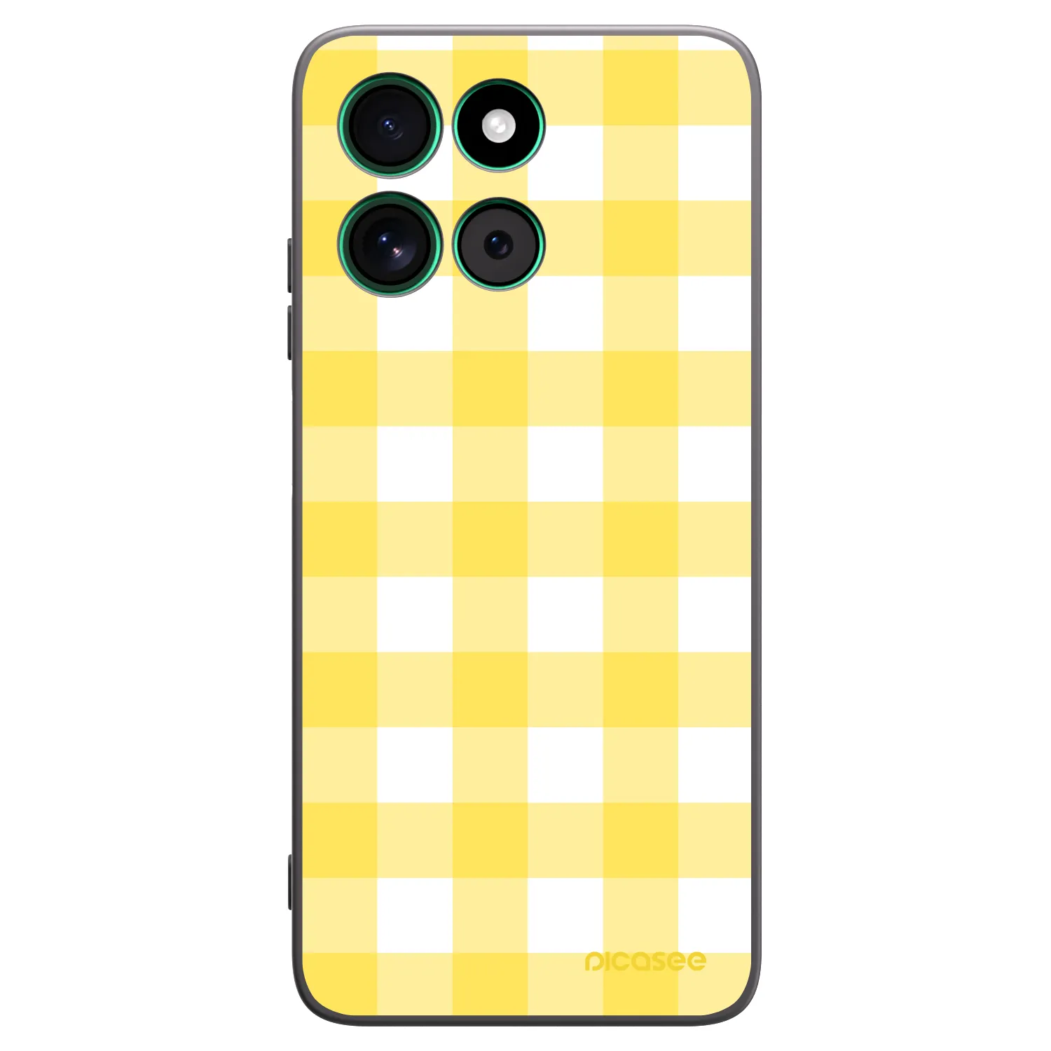 Picasee crna silikonska maskica za Motorola Moto G57 Power - Gride lemon