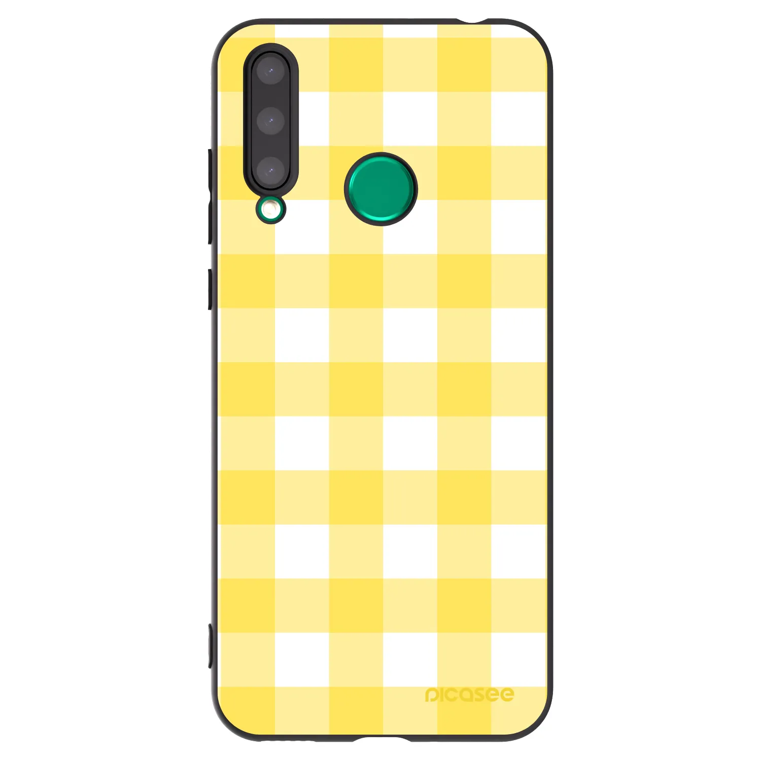 Picasee crna silikonska maskica za Honor 20 Lite - Gride lemon