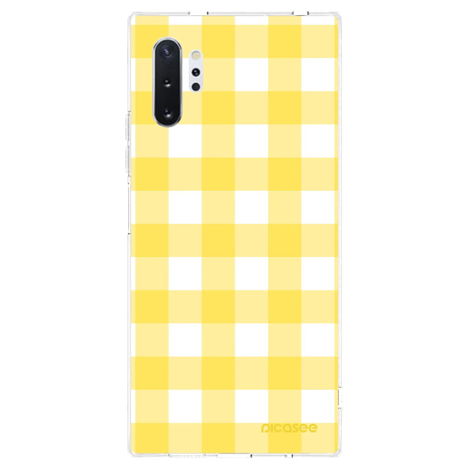 Silikonska prozirna maskica za Samsung Galaxy Note 10+ N975F - Gride lemon