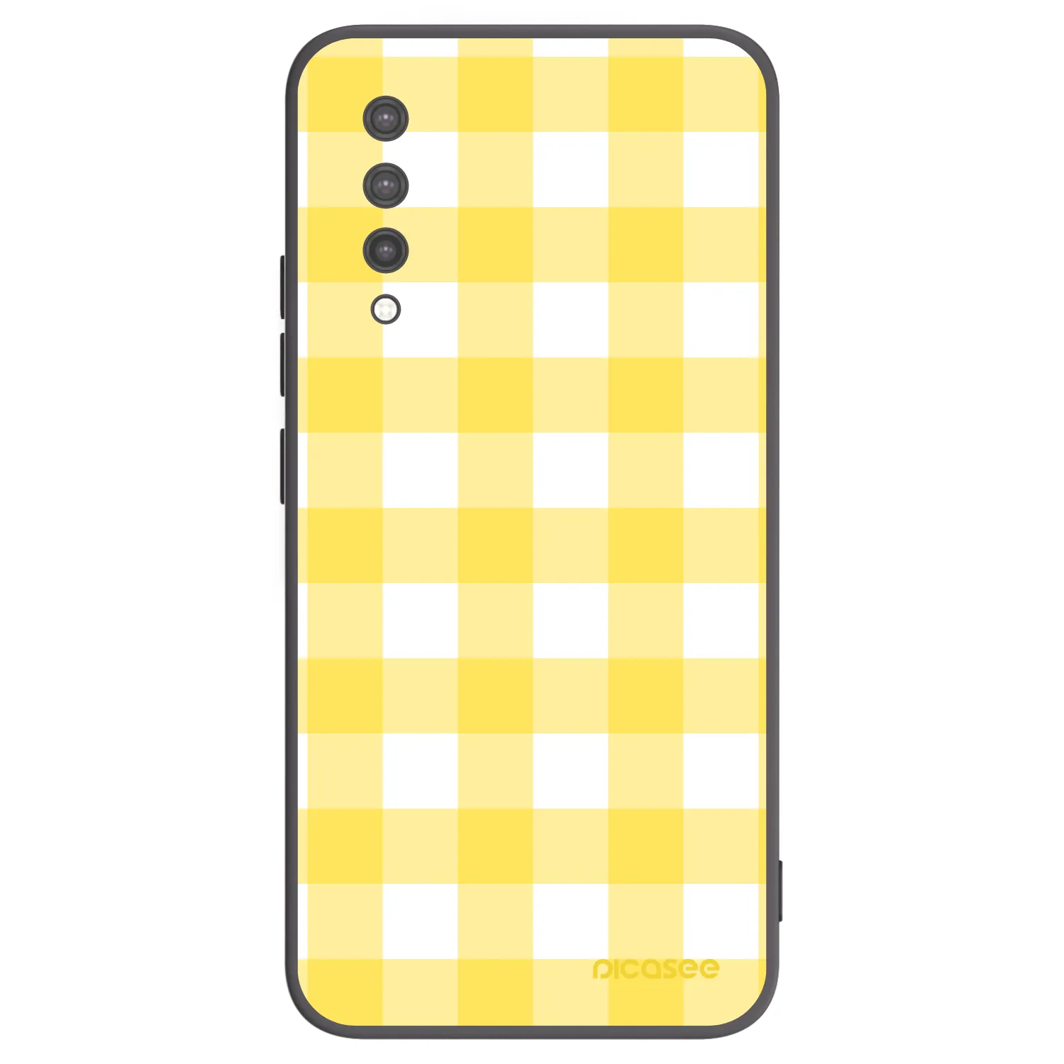 Picasee crna silikonska maskica za Xiaomi Mi 9 Lite - Gride lemon