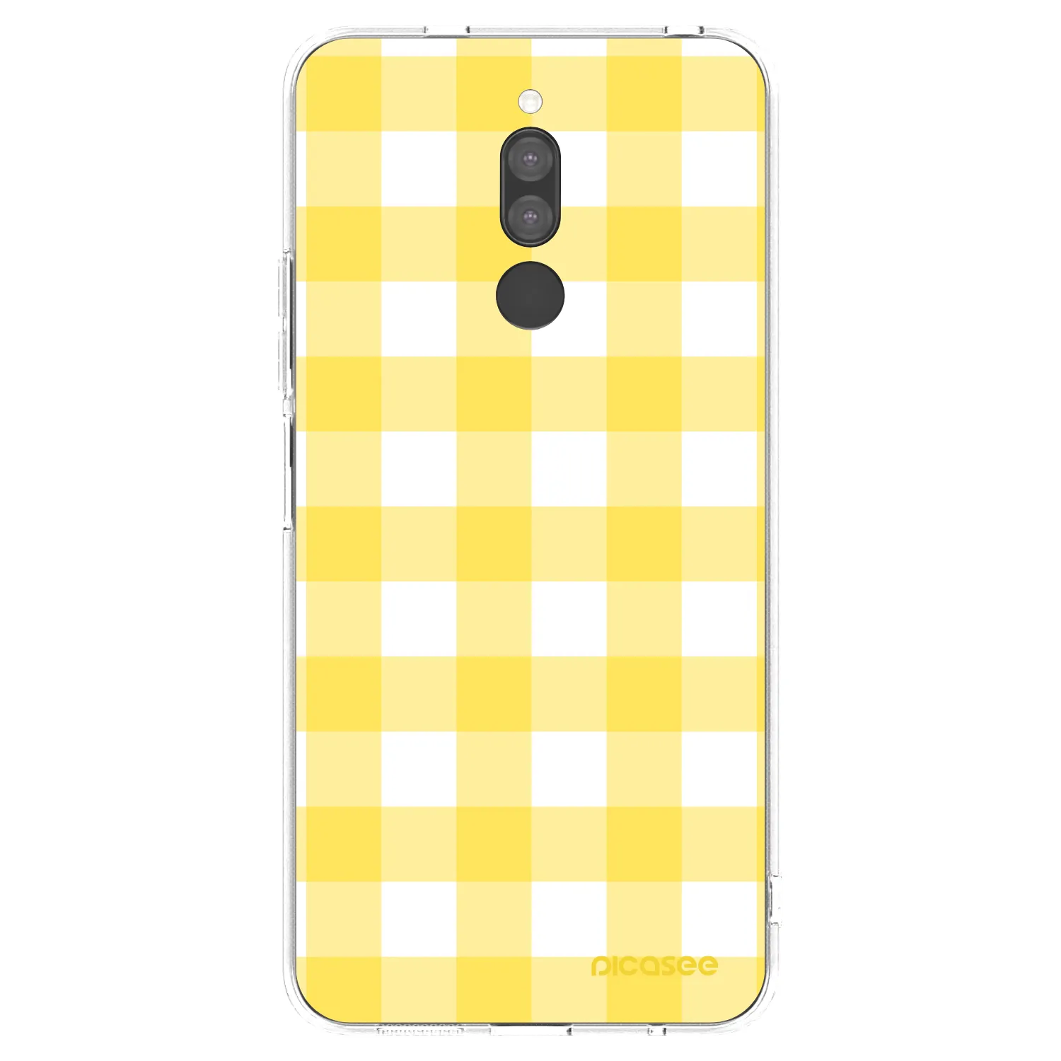 Picasee silikonska prozirna maskica za Xiaomi Redmi 8 - Gride lemon