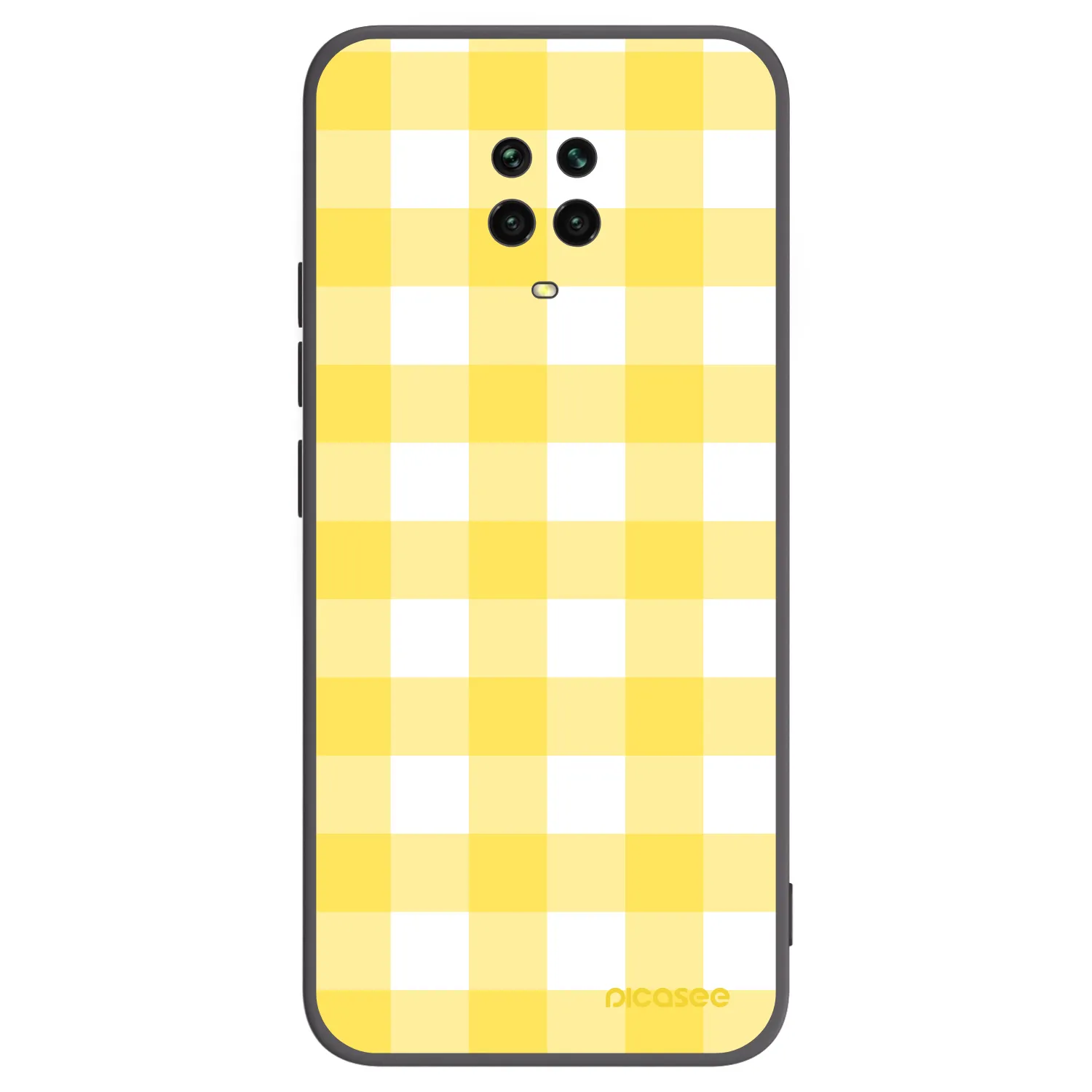 Picasee crna silikonska maskica za Xiaomi Redmi Note 9S - Gride lemon