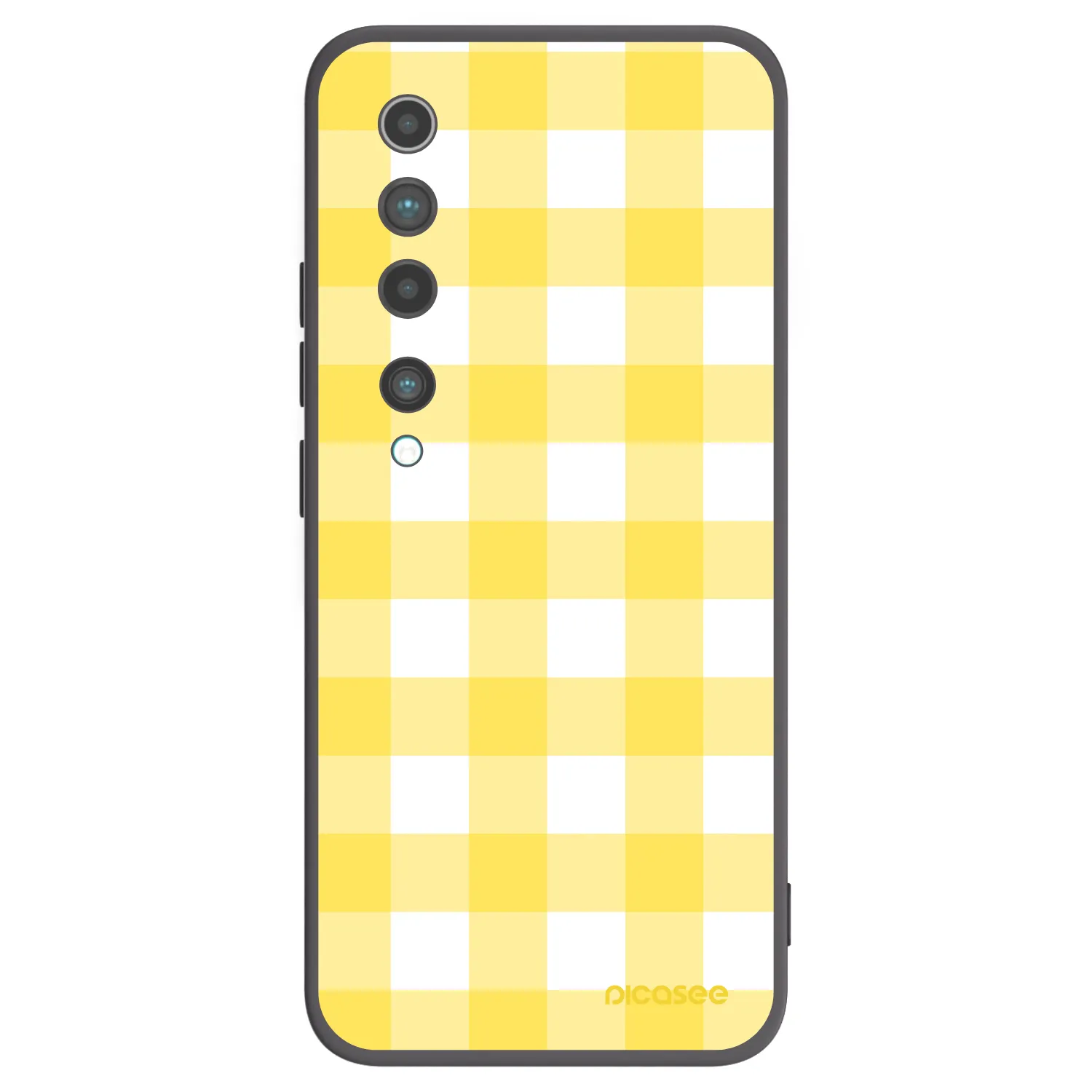 Picasee crna silikonska maskica za Xiaomi Mi 10 - Gride lemon