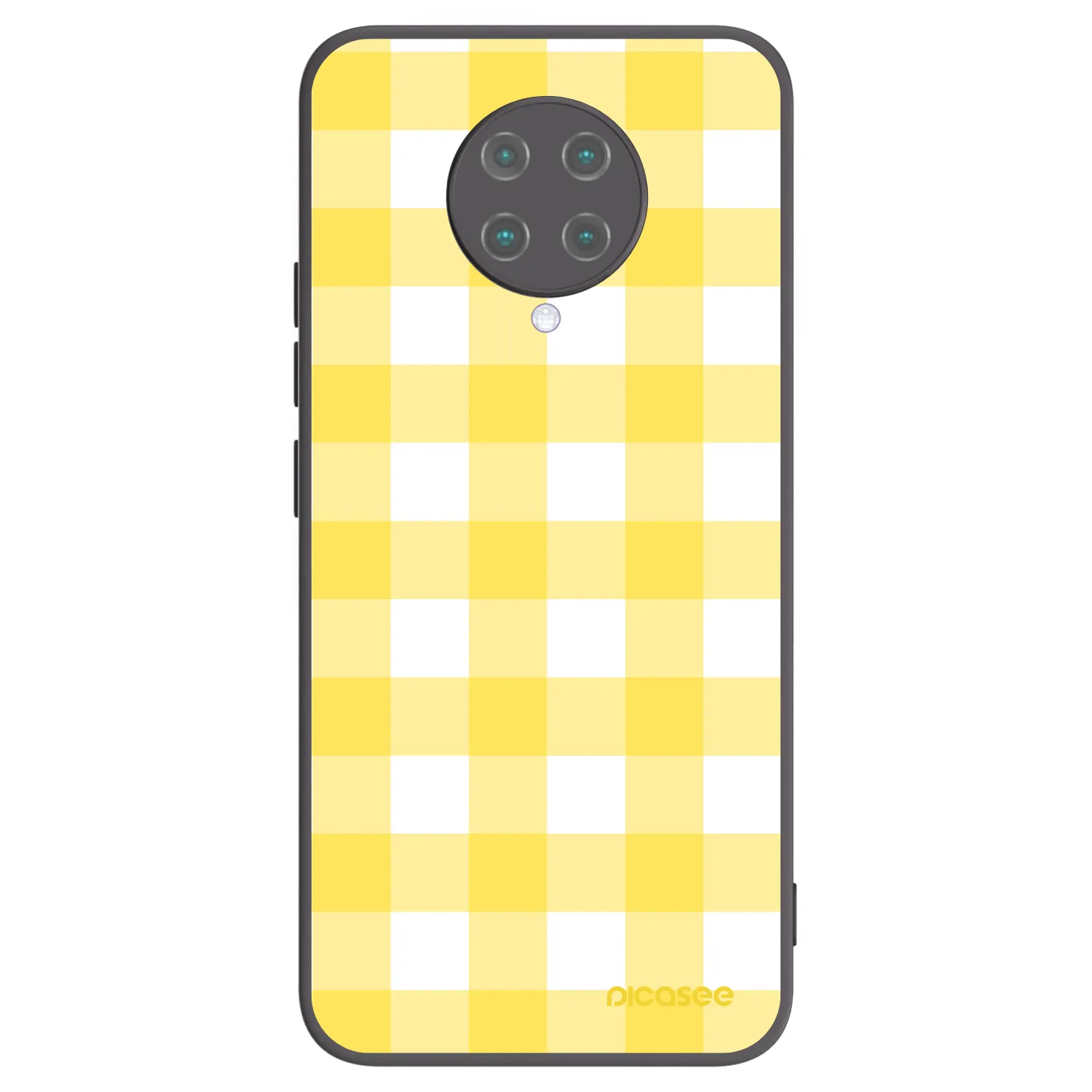 Picasee crna silikonska maskica za Xiaomi Poco F2 Pro - Gride lemon