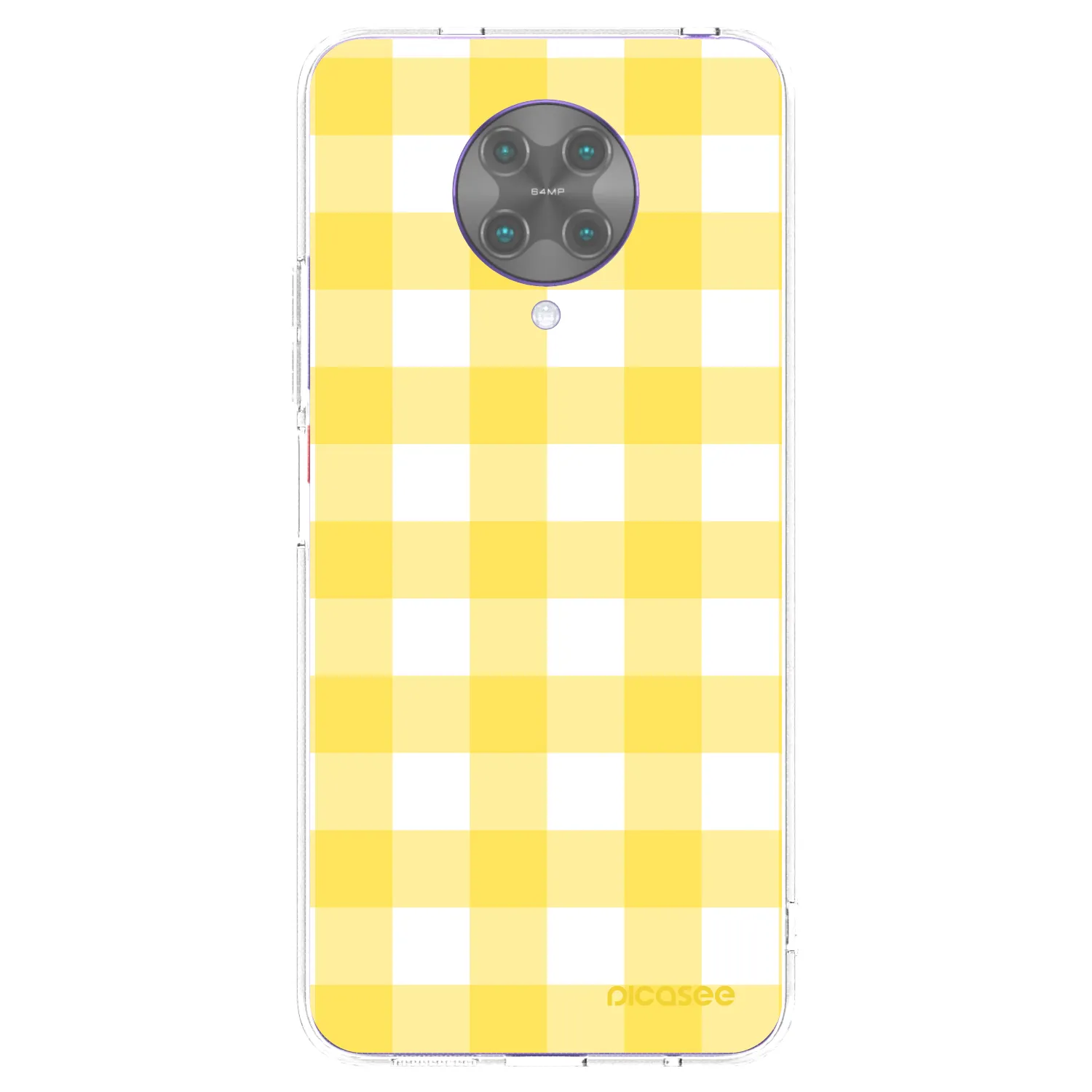 Picasee silikonska prozirna maskica za Xiaomi Poco F2 Pro - Gride lemon