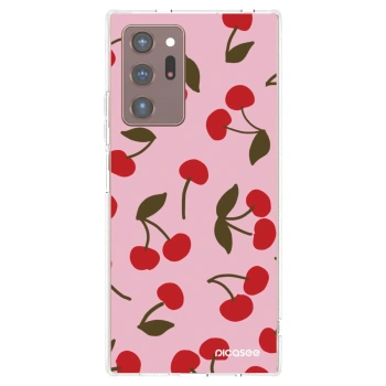 Picasee silikonska prozirna maskica za Samsung Galaxy Note 20 Ultra - Cherry