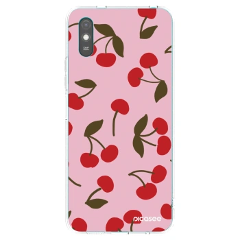 Picasee silikonska prozirna maskica za Xiaomi Redmi 9A - Cherry