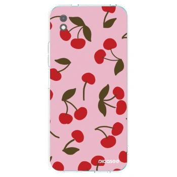 Picasee crna silikonska maskica za Xiaomi Redmi 9A - Cherry