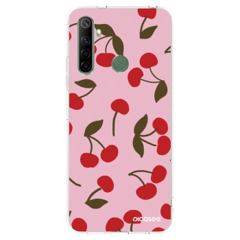 Picasee silikonska prozirna maskica za Realme 6i - Cherry