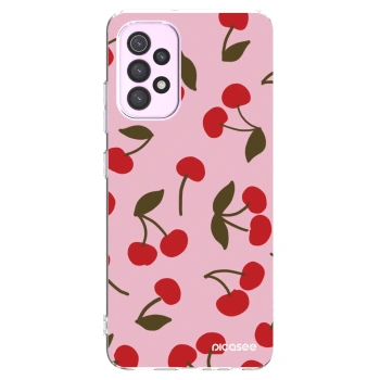 Picasee silikonska prozirna maskica za Samsung Galaxy A32 5G A326B - Cherry