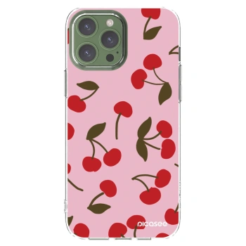 Picasee silikonska prozirna maskica za Apple iPhone 13 Pro Max - Cherry