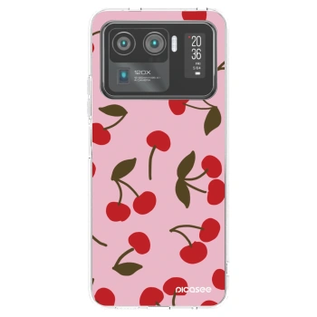 Picasee silikonska prozirna maskica za Xiaomi Mi 11 Ultra - Cherry