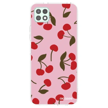 Picasee silikonska prozirna maskica za Samsung Galaxy A22 A226B 5G - Cherry