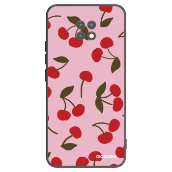Picasee crna silikonska maskica za Xiaomi Redmi Note 9T - Cherry