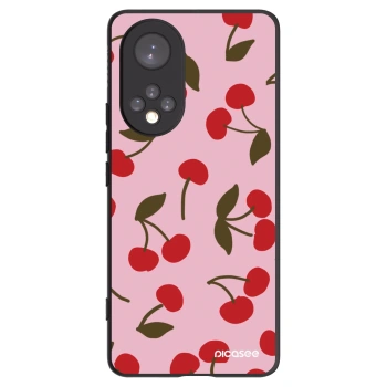 Picasee crna silikonska maskica za Honor 50 5G - Cherry