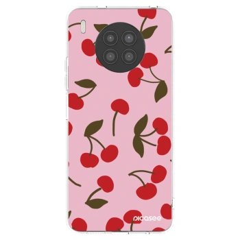 Picasee silikonska prozirna maskica za Huawei Nova 8i - Cherry