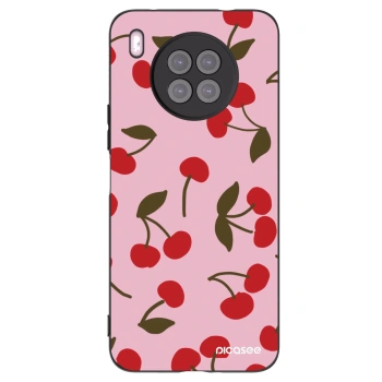 Picasee crna silikonska maskica za Huawei Nova 8i - Cherry