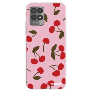 Picasee silikonska prozirna maskica za Realme 8i - Cherry