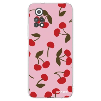 Picasee silikonska prozirna maskica za Xiaomi Poco X4 Pro 5G - Cherry
