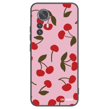 Picasee crna silikonska maskica za Xiaomi 12 Pro - Cherry
