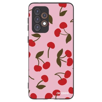 Picasee crna silikonska maskica za Samsung Galaxy A33 5G A336 - Cherry