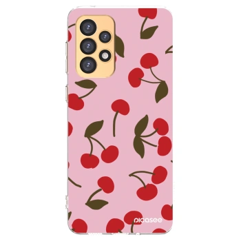 Picasee silikonska prozirna maskica za Samsung Galaxy A33 5G A336 - Cherry
