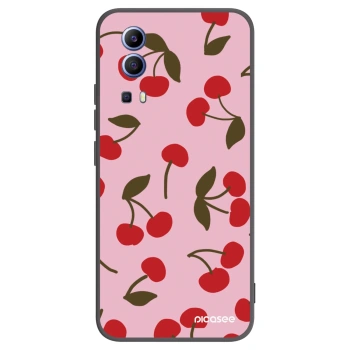Picasee crna silikonska maskica za Vivo Y52 5G - Cherry