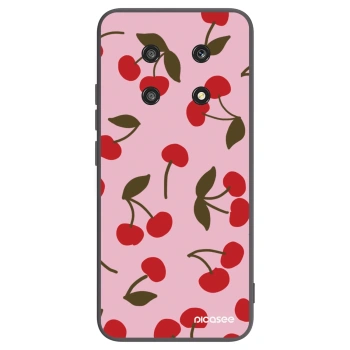 Picasee crna silikonska maskica za Honor Magic4 Lite 5G - Cherry