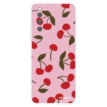 Picasee silikonska prozirna maskica za Sony Xperia 10 IV 5G - Cherry
