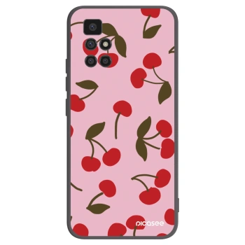 Picasee crna silikonska maskica za Xiaomi Redmi 10 (2022) - Cherry