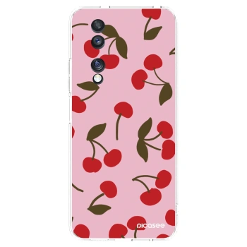 Picasee silikonska prozirna maskica za Honor 70 - Cherry