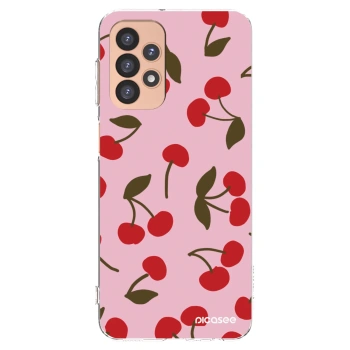 Picasee silikonska prozirna maskica za Samsung Galaxy A23 A236B 5G - Cherry