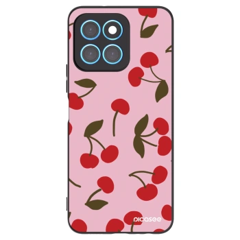 Picasee crna silikonska maskica za Honor X8 5G - Cherry