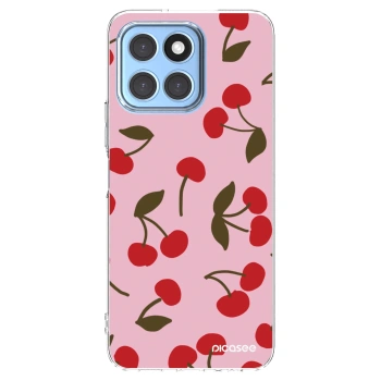 Picasee silikonska prozirna maskica za Honor X8 5G - Cherry