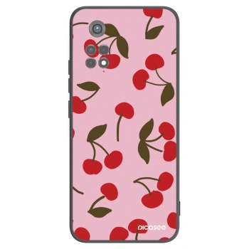 Picasee crna silikonska maskica za Xiaomi Redmi Note 11S 5G - Cherry