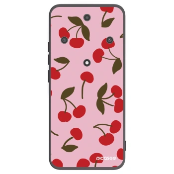 Picasee crna silikonska maskica za Honor Magic5 Lite 5G - Cherry