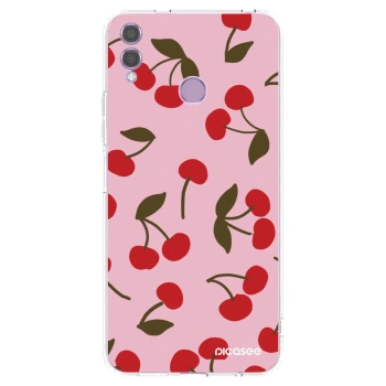 Picasee silikonska prozirna maskica za Honor 8X - Cherry