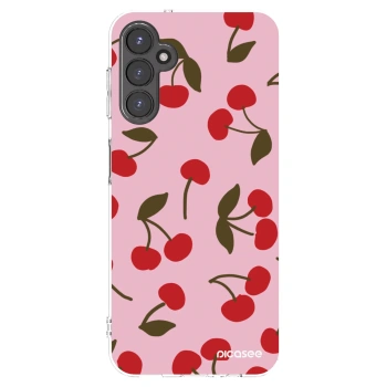 Picasee silikonska prozirna maskica za Samsung Galaxy A14 5G A146P - Cherry