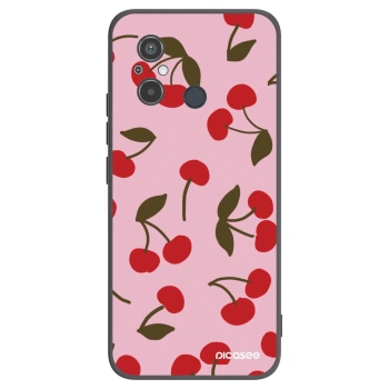 Picasee crna silikonska maskica za Xiaomi Redmi 12C - Cherry