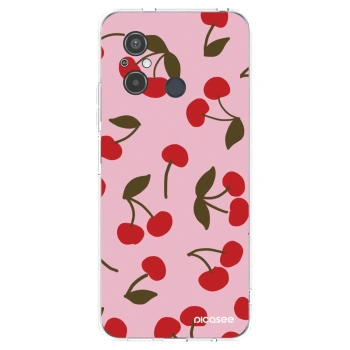 Picasee silikonska prozirna maskica za Xiaomi Redmi 12C - Cherry