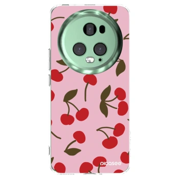 Picasee silikonska prozirna maskica za Honor Magic5 Pro - Cherry