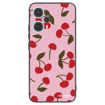Picasee crna silikonska maskica za Xiaomi Poco F5 - Cherry