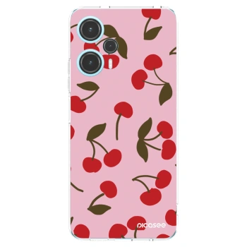 Picasee silikonska prozirna maskica za Xiaomi Poco F5 - Cherry