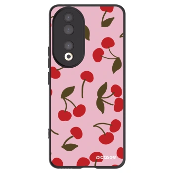 Picasee crna silikonska maskica za Honor 90 5G - Cherry