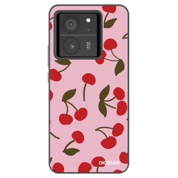 Picasee crna silikonska maskica za Xiaomi 13T - Cherry