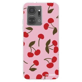 Picasee silikonska prozirna maskica za Honor X7a - Cherry