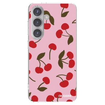 Picasee silikonska prozirna maskica za Samsung Galaxy S24 S921B 5G - Cherry