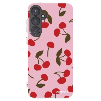 Picasee silikonska prozirna maskica za Samsung Galaxy S23 FE S711B - Cherry