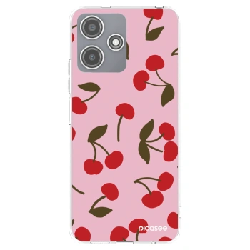 Picasee silikonska prozirna maskica za Xiaomi Redmi 12 5G - Cherry